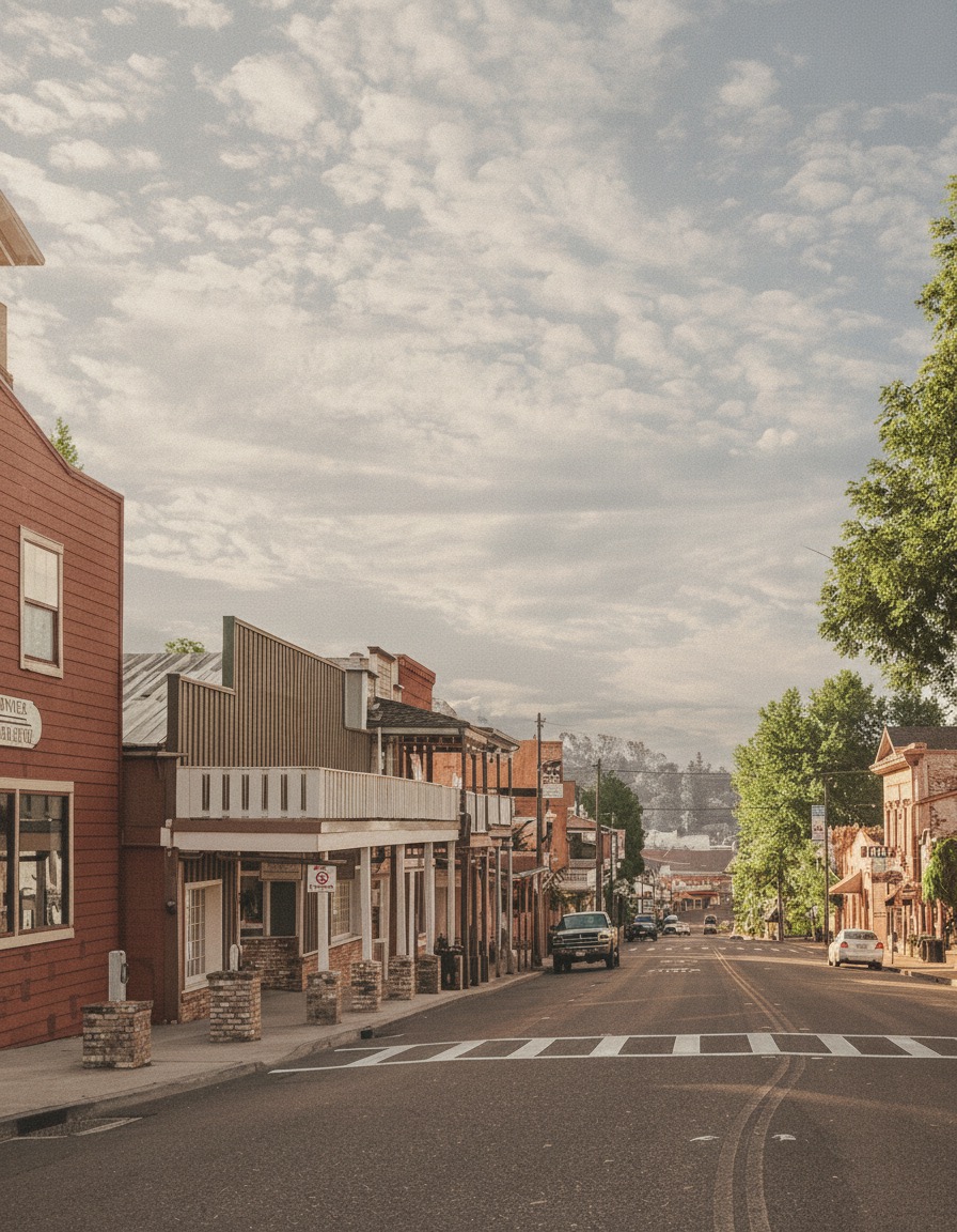 Historic downtown Sonora street