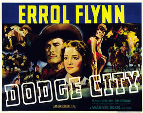 Dodge City (1939) poster art